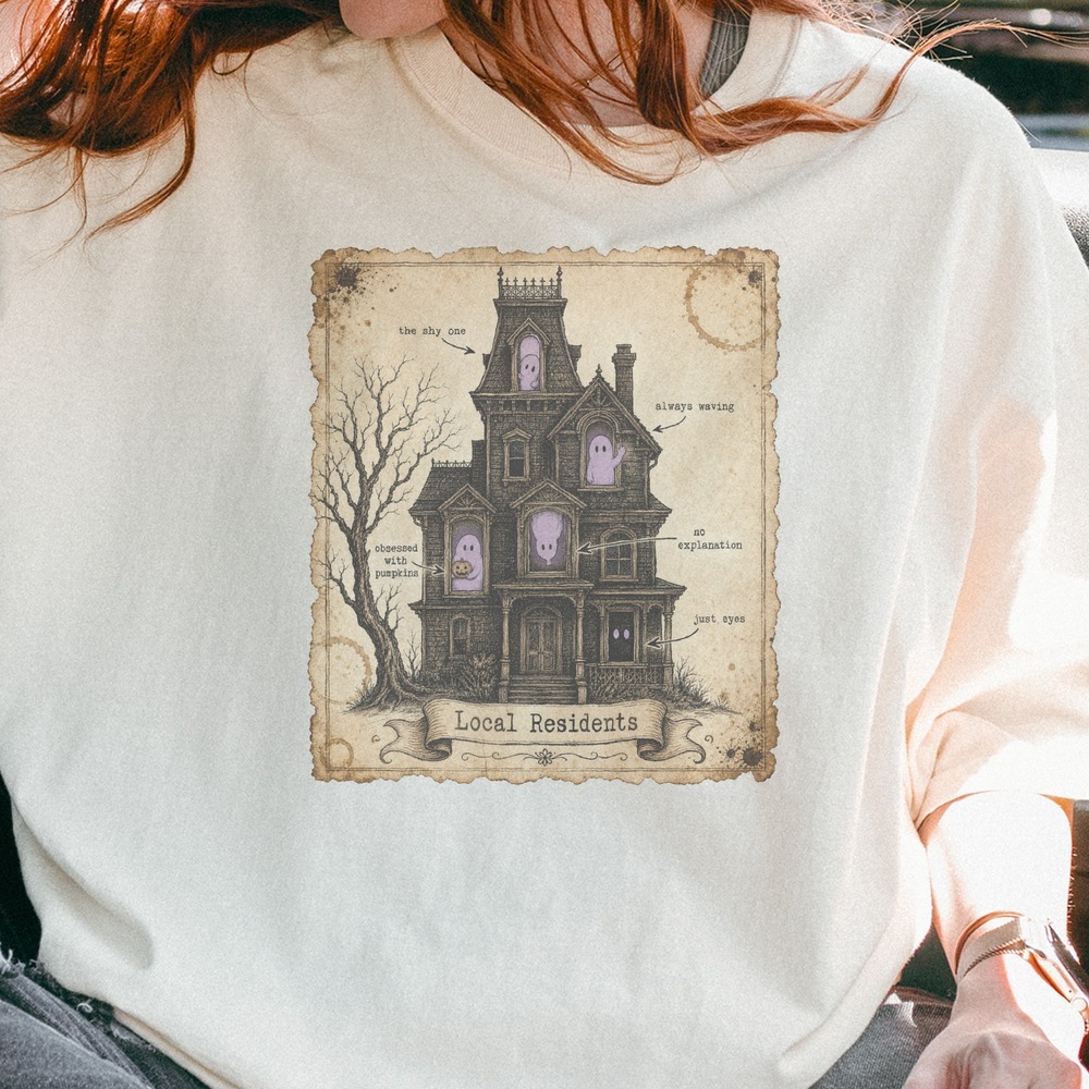 Local Residents Haunted Mansion Ghost Callout Tee